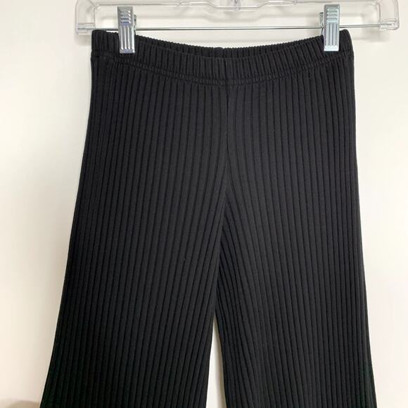John Elliot Ginza Rib Cropped Pant Womens Black Size 0 USA Made - Picture 9 of 16